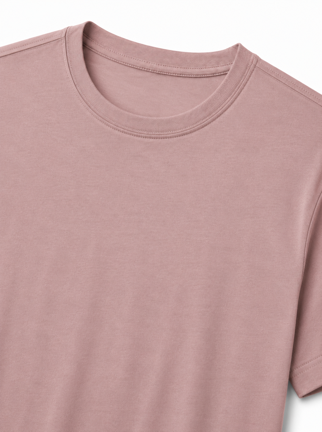 SOFT COTTON ROUND NECK MEN'S T-SHIRT Pink