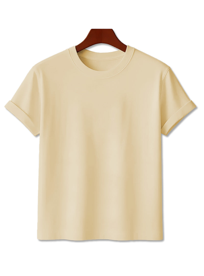 SOFT COTTON ROUND NECK MEN'S T-SHIRT