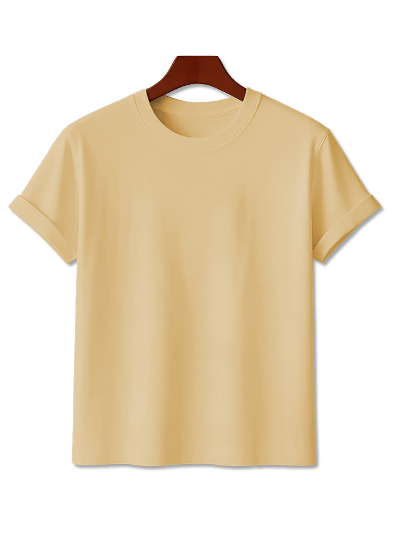SOFT COTTON ROUND NECK MEN'S T-SHIRT