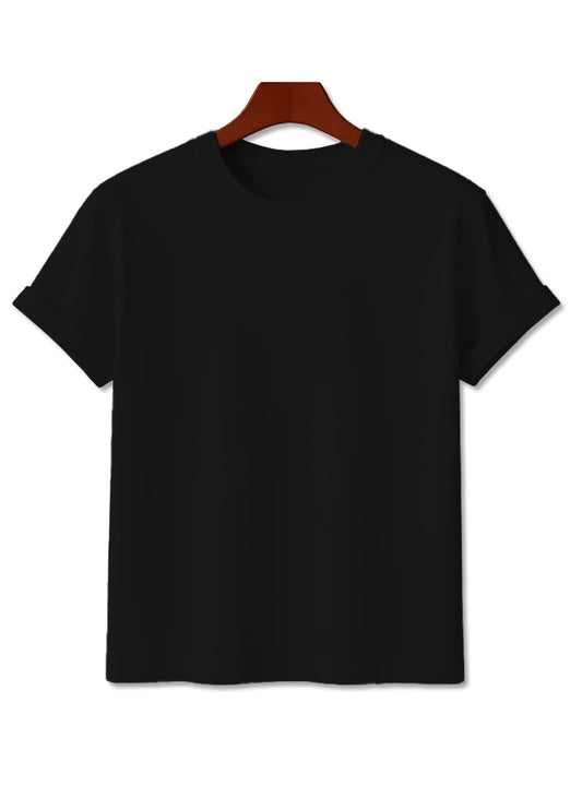 SOFT COTTON ROUND NECK MEN'S T-SHIRT