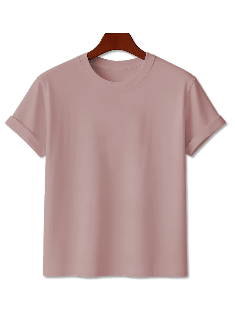SOFT COTTON ROUND NECK MEN'S T-SHIRT