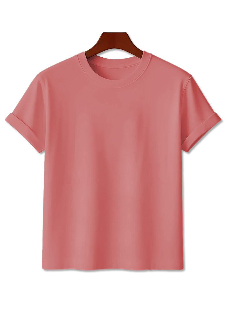 SOFT COTTON ROUND NECK MEN'S T-SHIRT