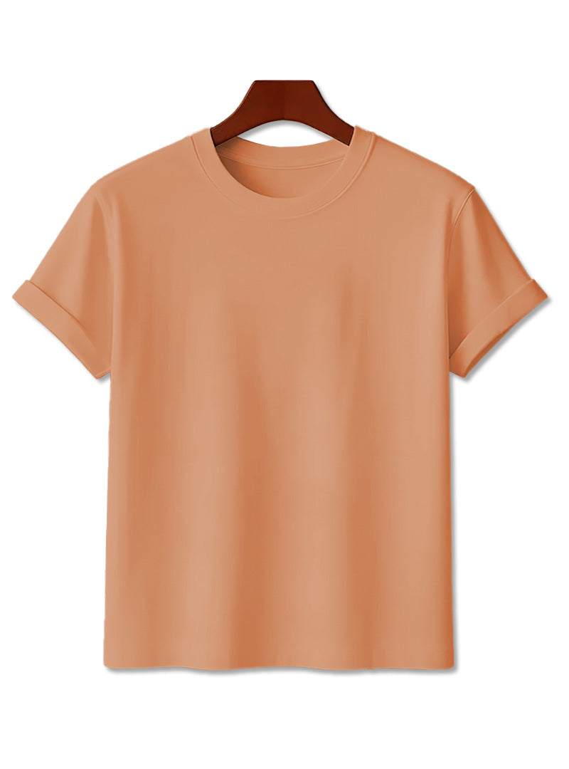 SOFT COTTON ROUND NECK MEN'S T-SHIRT