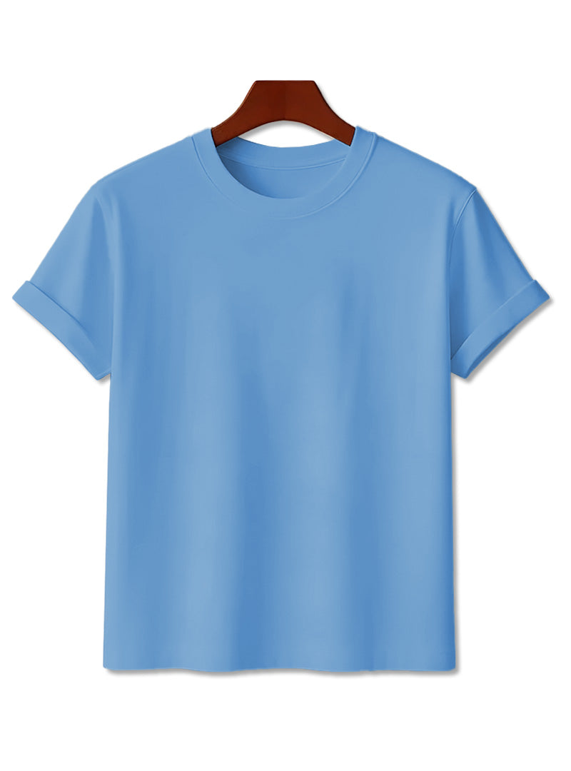 SOFT COTTON ROUND NECK  MEN'S T-SHIRT