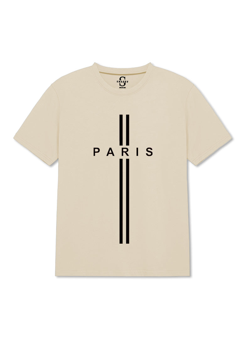 PARIS ROUND NECK T-SHIRT BY SNAZZY