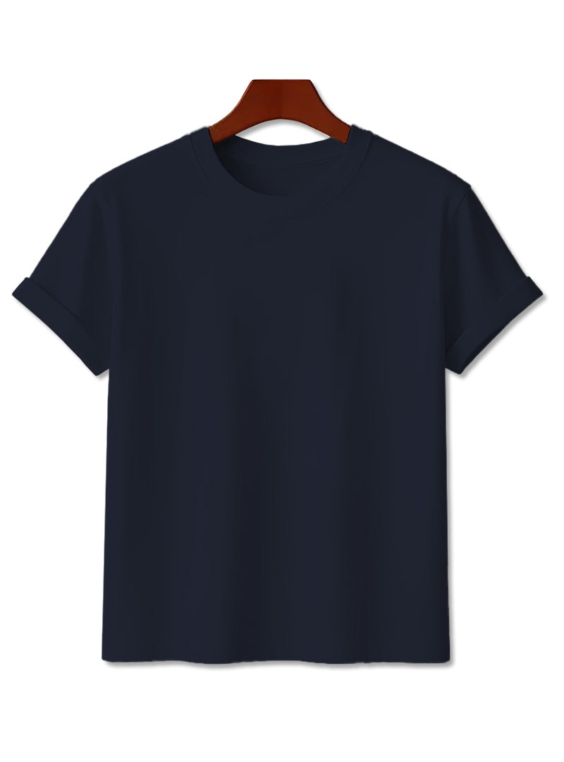 SOFT COTTON ROUND NECK  MEN'S T-SHIRT