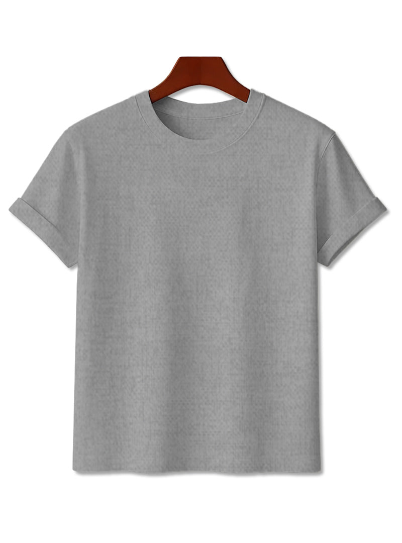 SOFT COTTON ROUND NECK MEN'S T-SHIRT