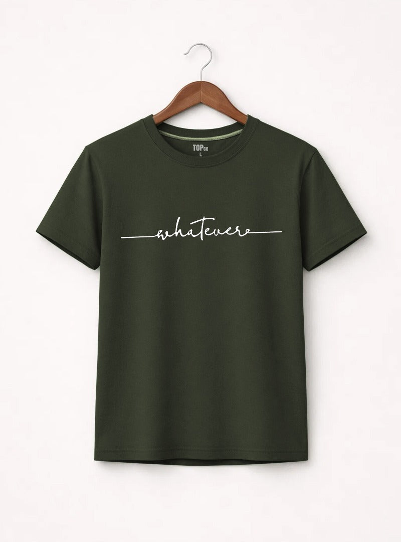 Mens Whatever Statement T Shirt