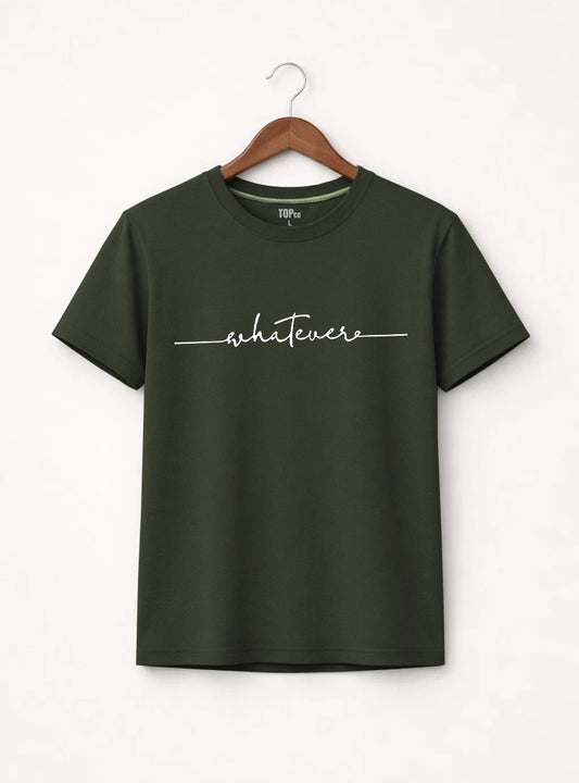 Mens Whatever Statement T Shirt