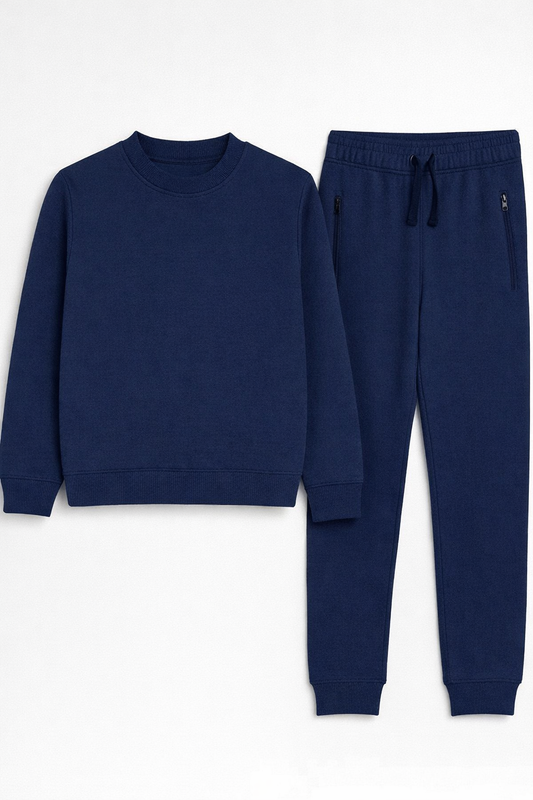 Men’s Casual Lounge Wear Set – Navy Blue