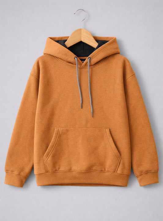 Camel Brown Classic Pullover Hoodie