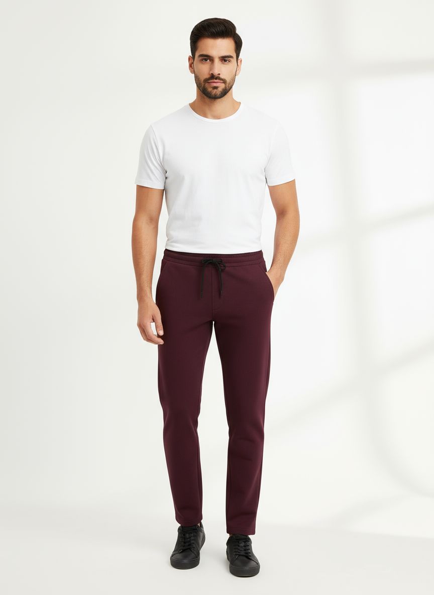 Urban Maroon Essential Trouser