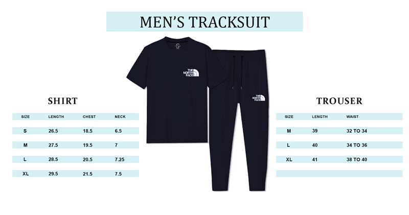 THE NORTH FACE SUMMER USE TRACKSUIT FOR MEN'S